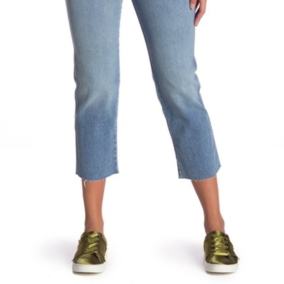 NWT! Free People Clean Girlfriend Cropped Jeans - Picture 3 of 3